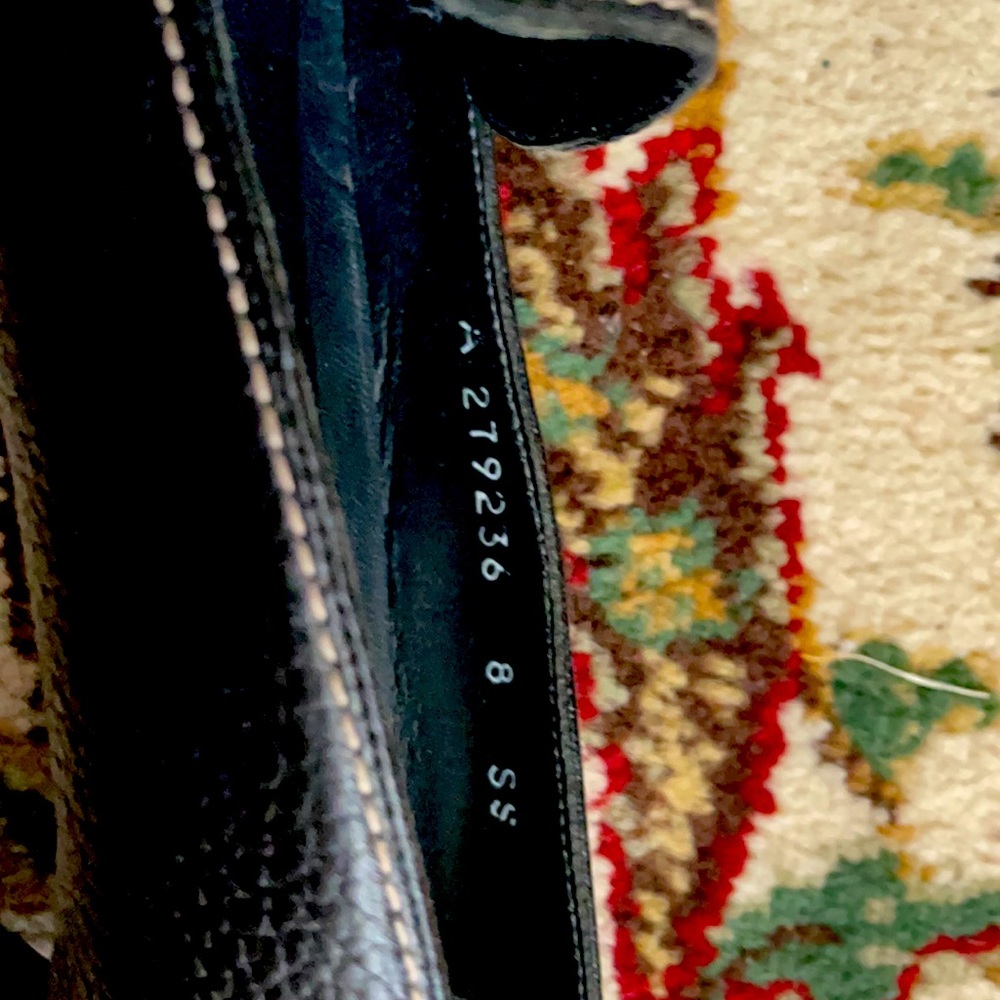 Stuart Weitzman black mules pumps Sz 8 leather